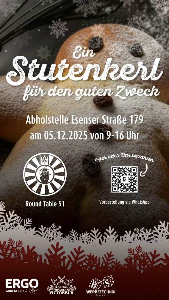 Stutenkerl für den guten Zweck